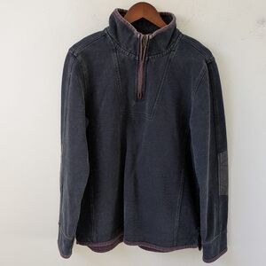 Fat Face Men's The Iconic Airlie Quarter Zip Pullover Medium